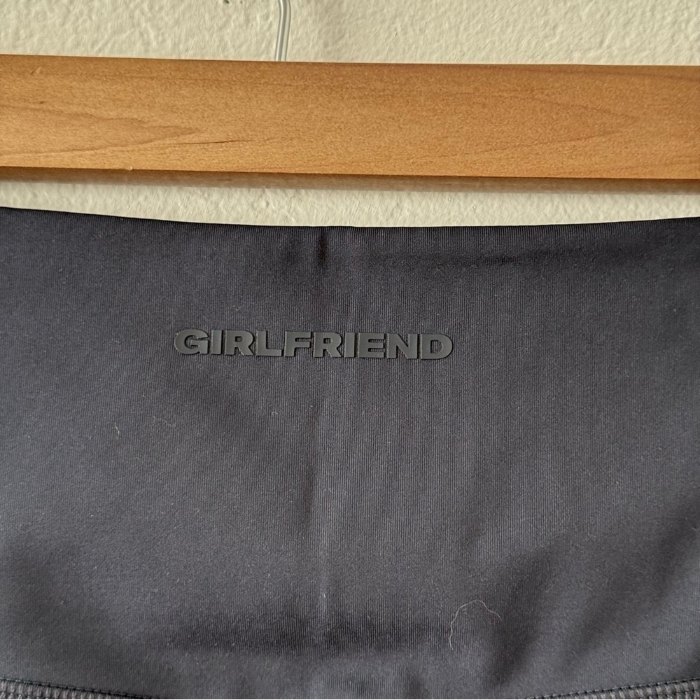 New Girlfriend Collective High Waist Shorts With Pockets - Navy Size Small - Picture 5 of 11